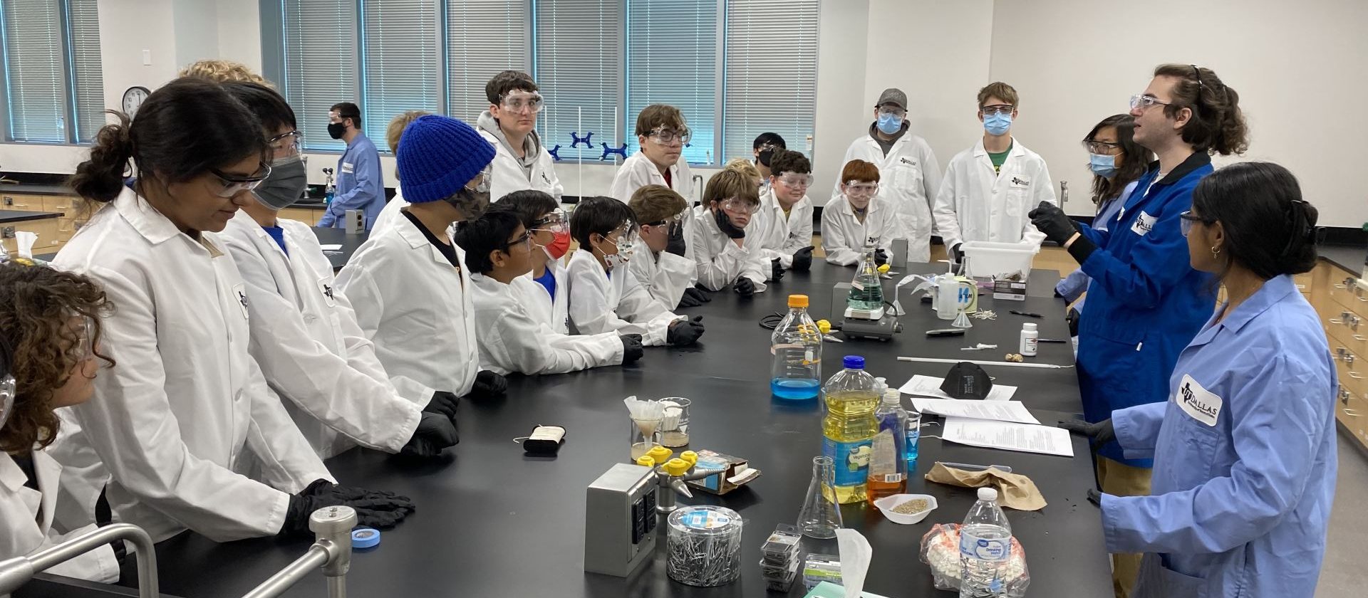 boy scouts get chemistry and biochemistry lesson from Marius Popa