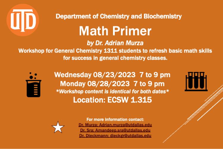 Math Primer For General Chemistry I Students